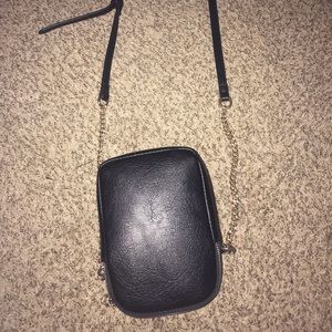 Black cross body purse